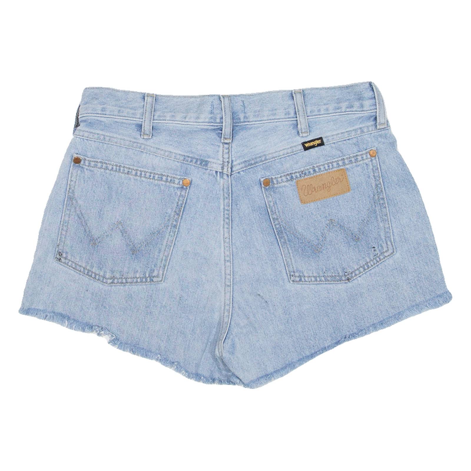 WRANGLER Womens Denim Shorts Blue Relaxed S W27