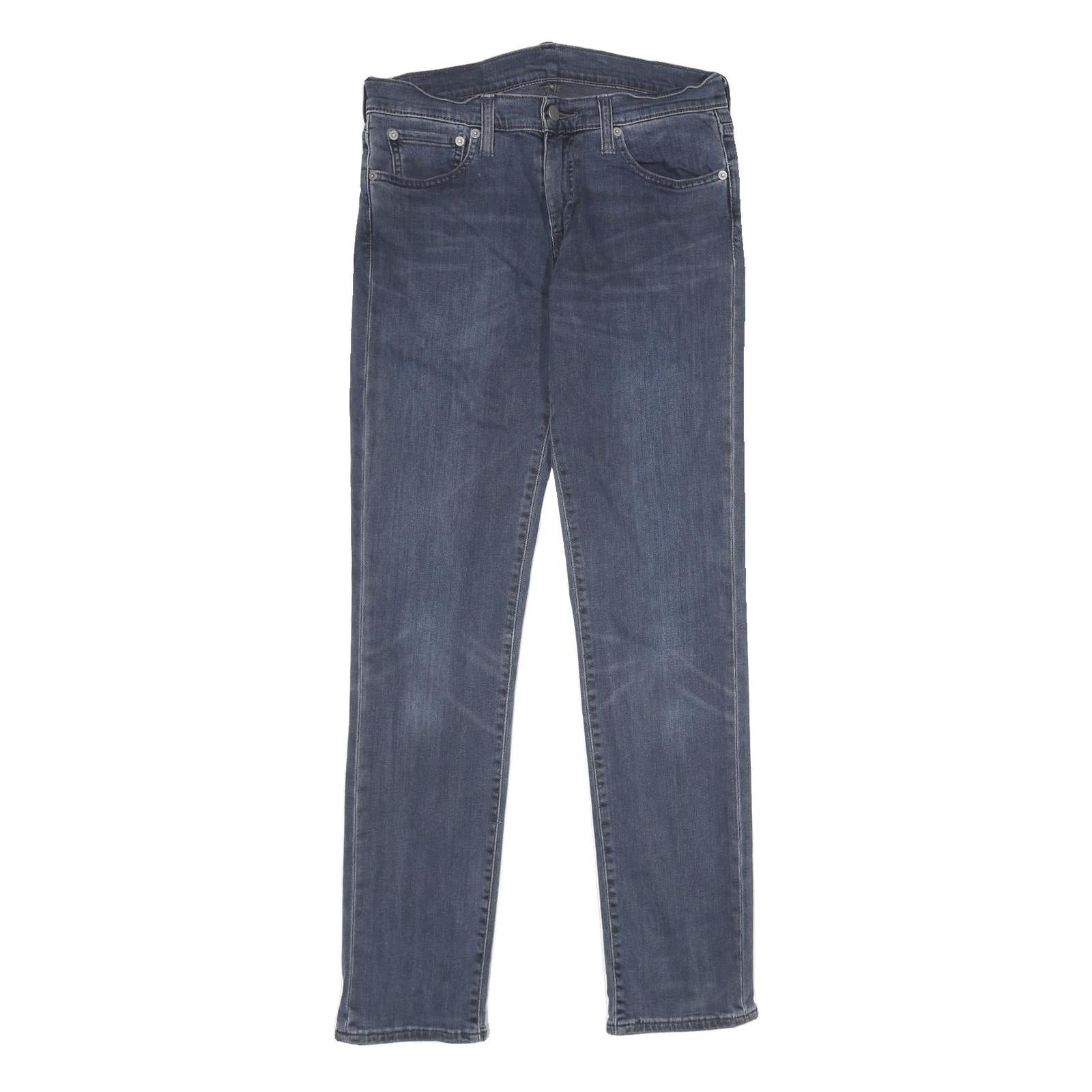LEVI'S 511 Slim Mens Jeans Blue Slim Skinny Denim Medium W30 L32 Stylish Zip