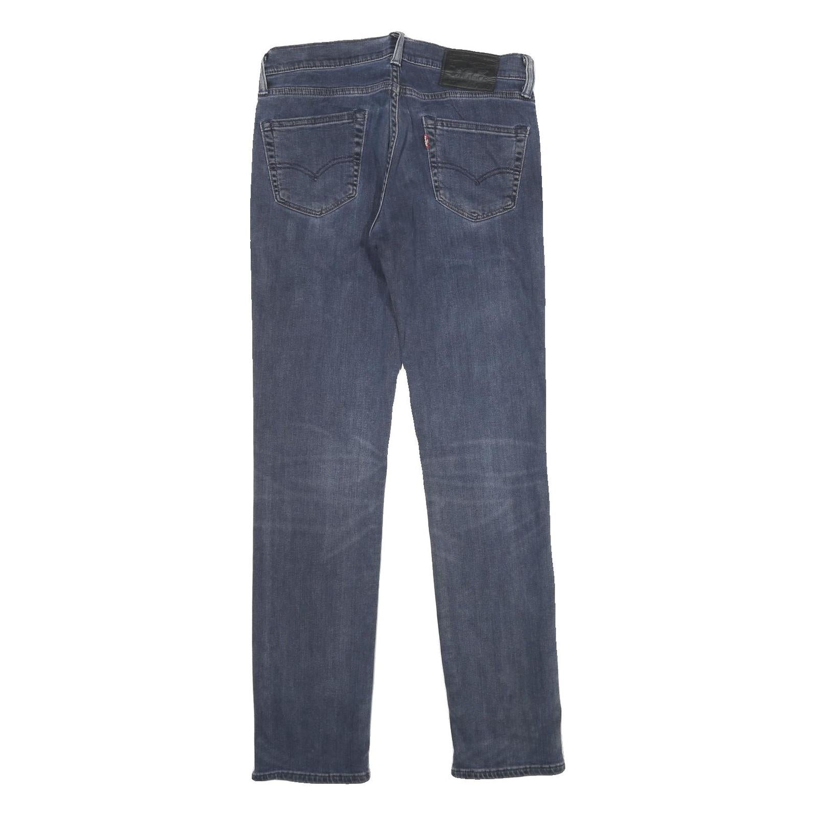 LEVI'S 511 Slim Mens Jeans Blue Slim Skinny Denim Medium W30 L32 Stylish Zip
