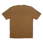 CARHARTT Mens Brown Pocket T-Shirt M Short Sleeve Crew Neck Cotton Blend