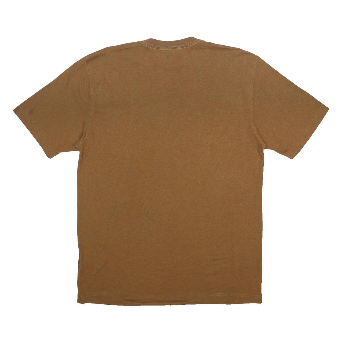 CARHARTT Mens Brown Pocket T-Shirt M Short Sleeve Crew Neck Cotton Blend