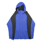 SALEWA Mens Blue & Black Outdoor Jacket M Polyamide Plain Zip Hooded