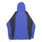 SALEWA Mens Blue & Black Outdoor Jacket M Polyamide Plain Zip Hooded
