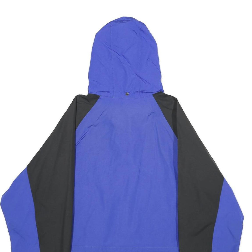 SALEWA Mens Blue & Black Outdoor Jacket M Polyamide Plain Zip Hooded