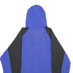 SALEWA Mens Blue & Black Outdoor Jacket M Polyamide Plain Zip Hooded