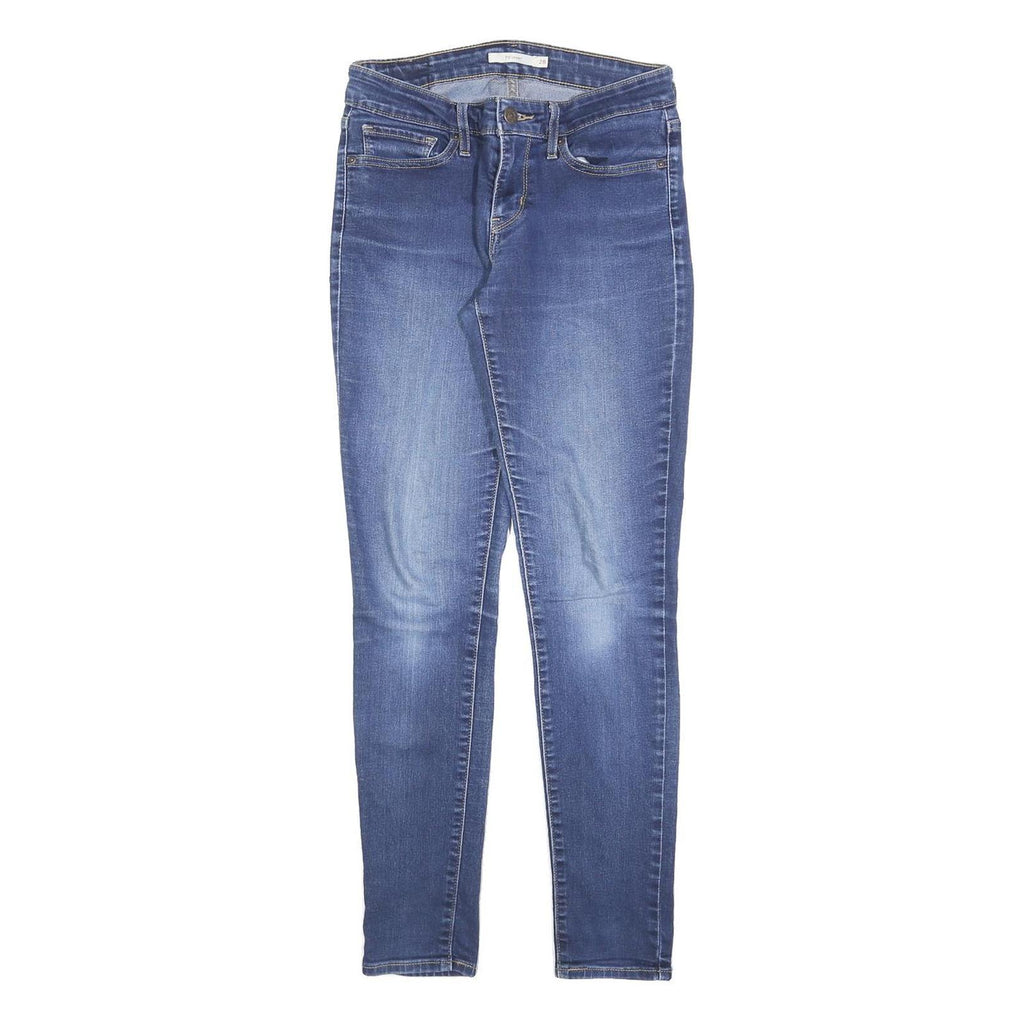 LEVI'S 711 Womens Jeans Blue Slim Skinny Denim Medium W28 L32 Stretch Cotton