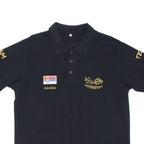 Mens Polo Shirt Black L