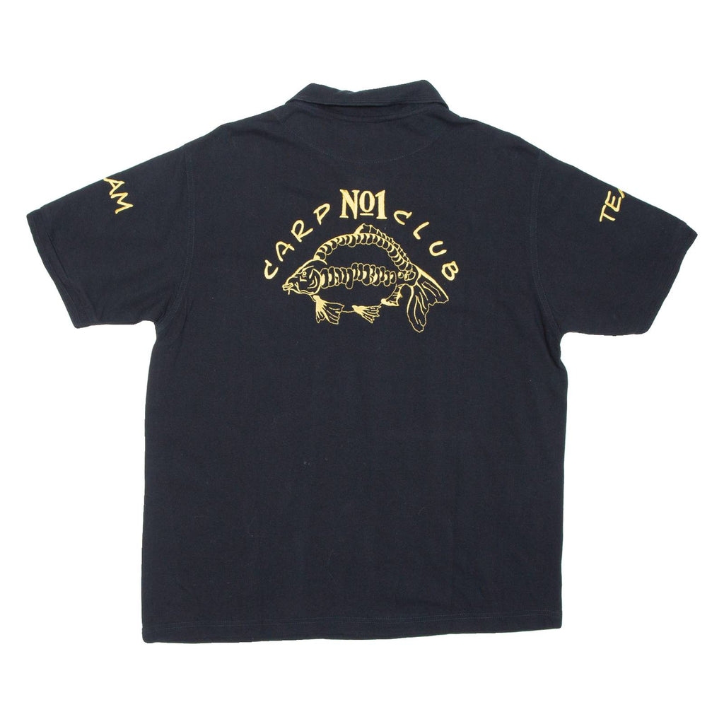 Mens Polo Shirt Black L