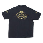 Mens Polo Shirt Black L
