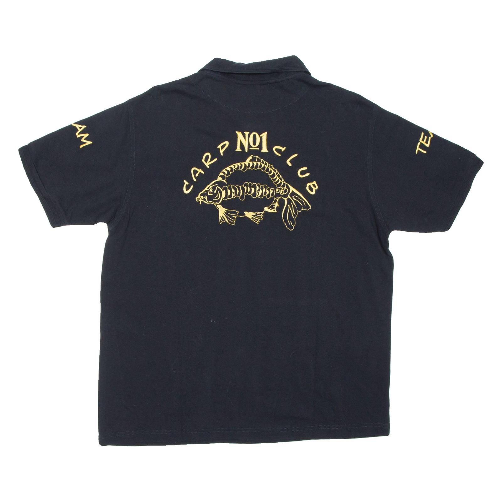Mens Polo Shirt Black L
