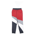 AIR JORDAN Boys Joggers Red Grey White Navy XL W26 Striped Nylon Sportswear