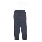 AIR JORDAN Boys Joggers Red Grey White Navy XL W26 Striped Nylon Sportswear