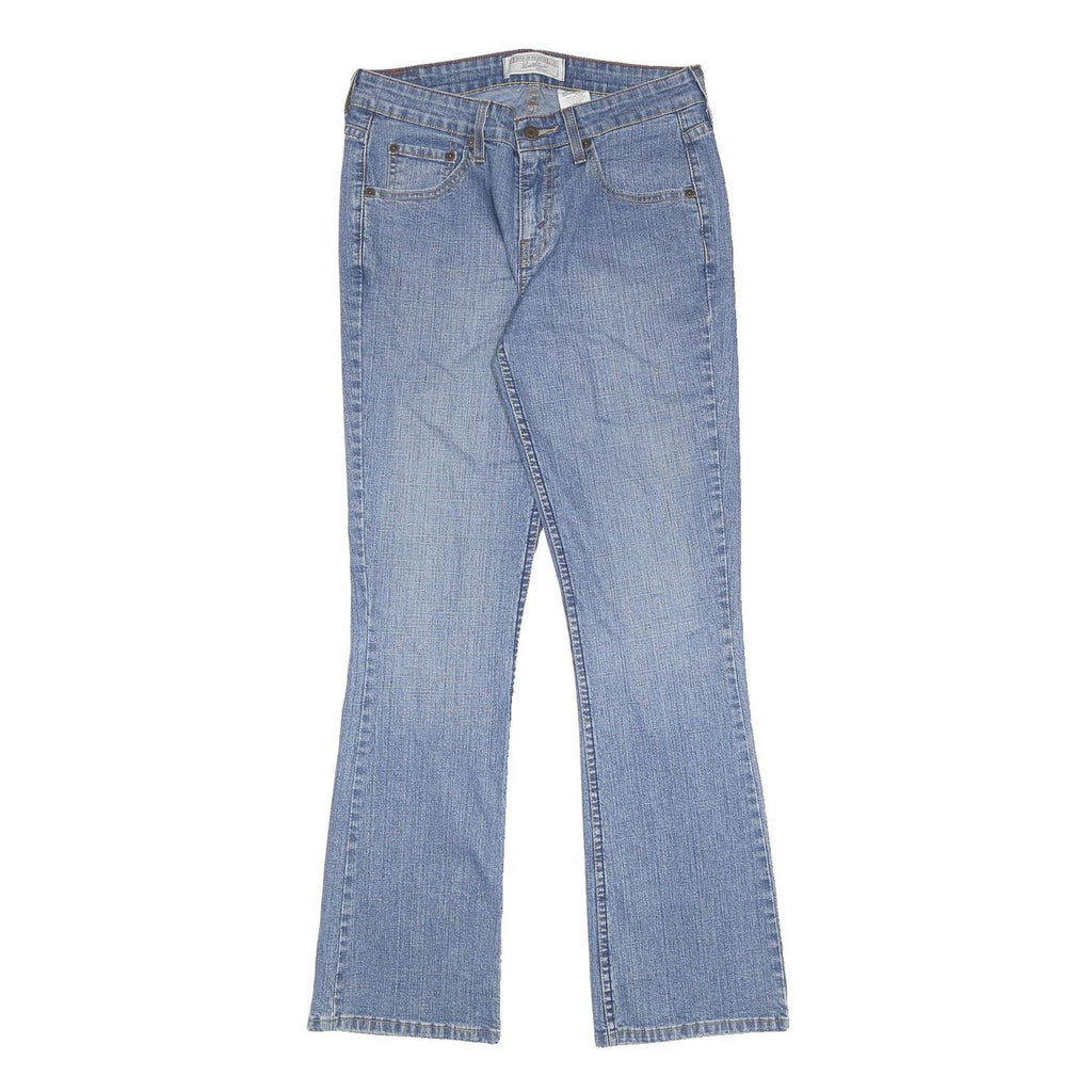LEVI'S Womens Slim Blue Denim Bootcut Jeans Cotton Blend Zip W30 L31