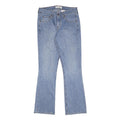 LEVI'S Womens Slim Blue Denim Bootcut Jeans Cotton Blend Zip W30 L31
