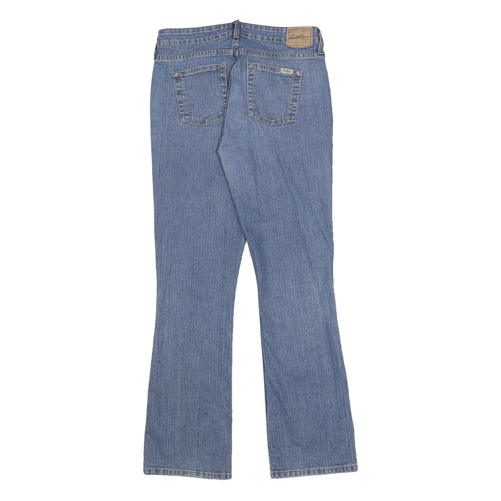 LEVI'S Womens Slim Blue Denim Bootcut Jeans Cotton Blend Zip W30 L31