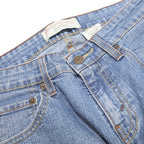 LEVI'S Womens Slim Blue Denim Bootcut Jeans Cotton Blend Zip W30 L31