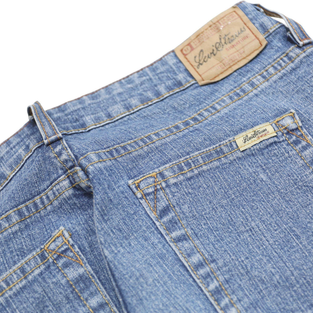 LEVI'S Womens Slim Blue Denim Bootcut Jeans Cotton Blend Zip W30 L31