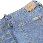LEVI'S Womens Slim Blue Denim Bootcut Jeans Cotton Blend Zip W30 L31