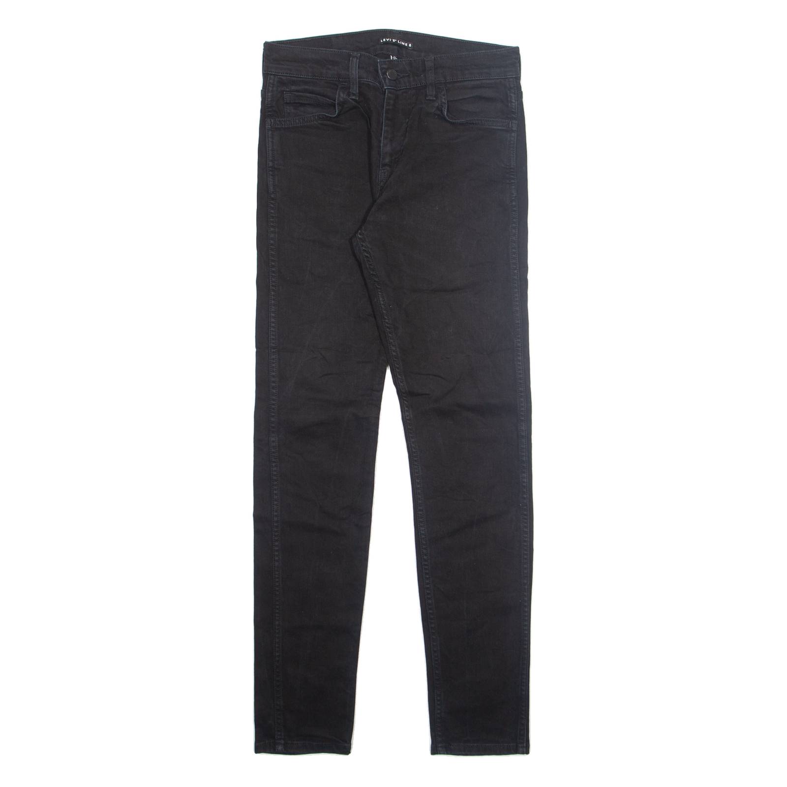 LEVI'S Line 8 Womens Jeans Black Slim Skinny W27 L32