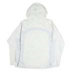 JACK WOLFSKIN Womens White & Light Grey Outdoor Jacket XL Polyester Blend Zip