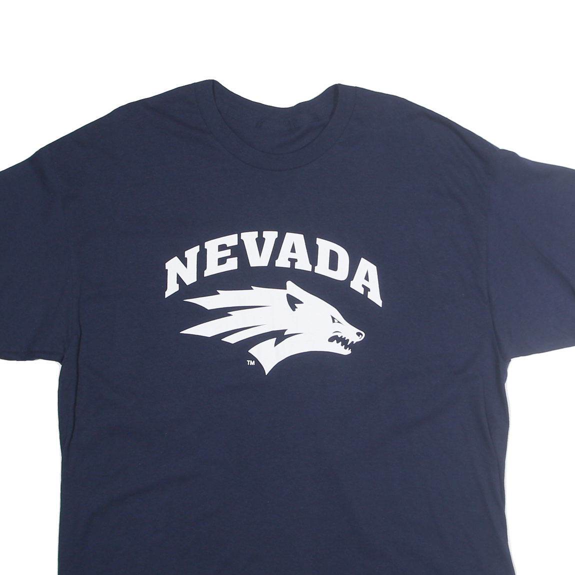 Mens Blue Nevada Graphic T-Shirt XL Short Sleeve Crew Neck Cotton Blend Jersey