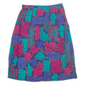 ALFRED DUNNER Womens A-Line Skirt Pink Midi Crazy Pattern UK 12
