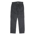 DICKIES Mens Cotton Regular Black Cargo Trousers W26 L26 Workwear Pockets Zip