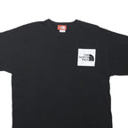 THE NORTH FACE Mens Black Graphic T-Shirt L Short Sleeve Crew Neck Cotton Blend