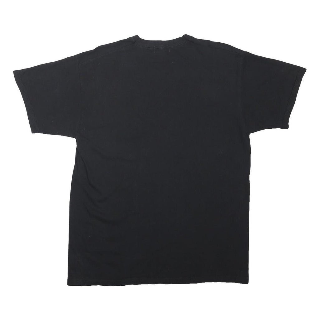 THE NORTH FACE Mens Black Graphic T-Shirt L Short Sleeve Crew Neck Cotton Blend
