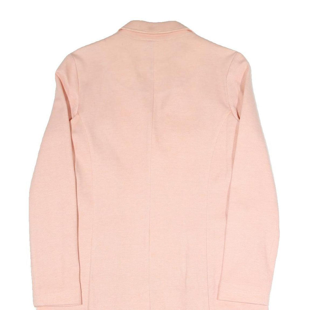 OPUS Womens Pink Blazer Tailored Jacket M Polyester Blend Button Plain Woven