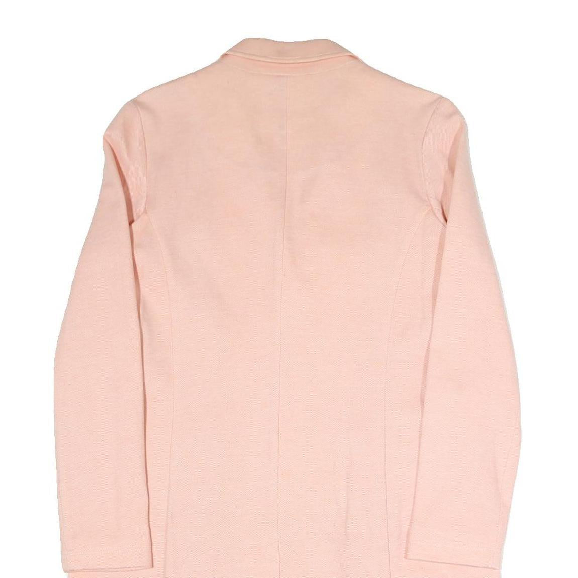 OPUS Womens Pink Blazer Tailored Jacket M Polyester Blend Button Plain Woven