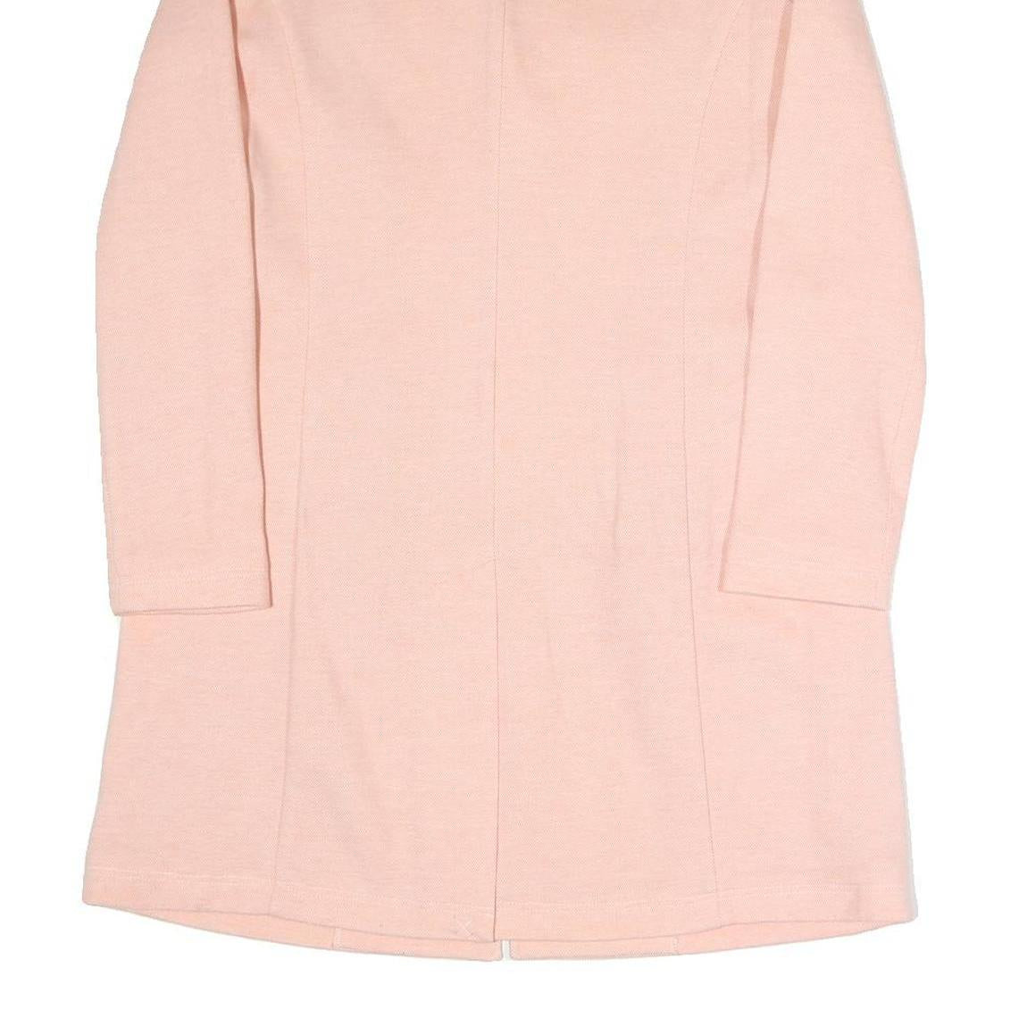 OPUS Womens Pink Blazer Tailored Jacket M Polyester Blend Button Plain Woven