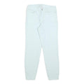 JUICY COUTURE Womens Cotton Blend White Slim Skinny Trousers W26 L26 Casual