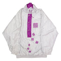 CHAMP SPORT Turner Runde Lassnitz Mens Pullover Jacket Silver 90s XL