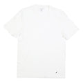 NAUTICA Mens White V-Neck Cotton Blend T-Shirt M Short Sleeve Casual Summer