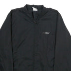 ADIDAS Womens Black Jacket UK 12 Polyester Zip Sportswear Casual Lightweight