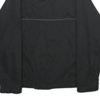 ADIDAS Womens Black Jacket UK 12 Polyester Zip Sportswear Casual Lightweight