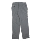 COLUMBIA Womens Regular Grey Zip Polyester Trousers W30 L30 Outdoor Hiking