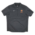 NIKE Mens Black Volleyball Track Jacket L Nylon Plain Short Sleeve Zip