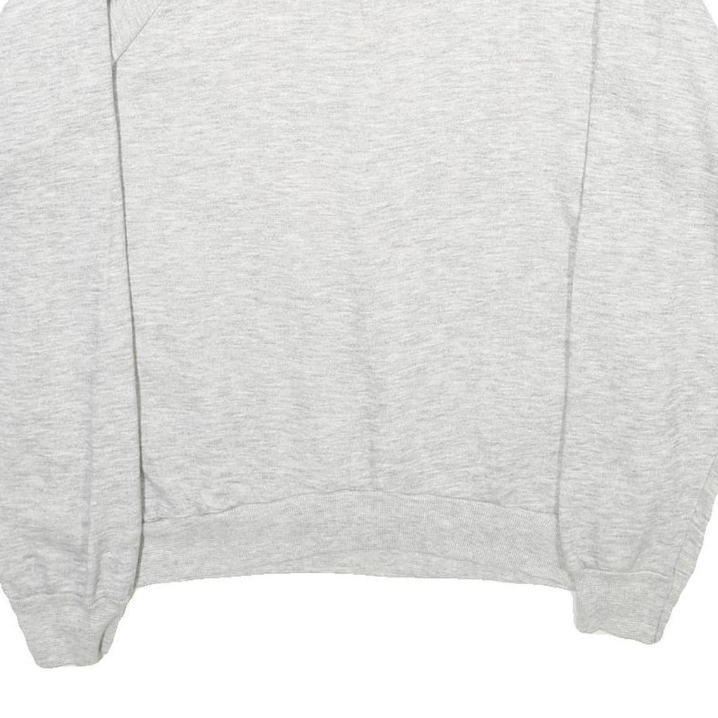 CHAMPION Mens Grey Cotton Blend Crew Neck L Sweatshirt Bloom Trail Blazers