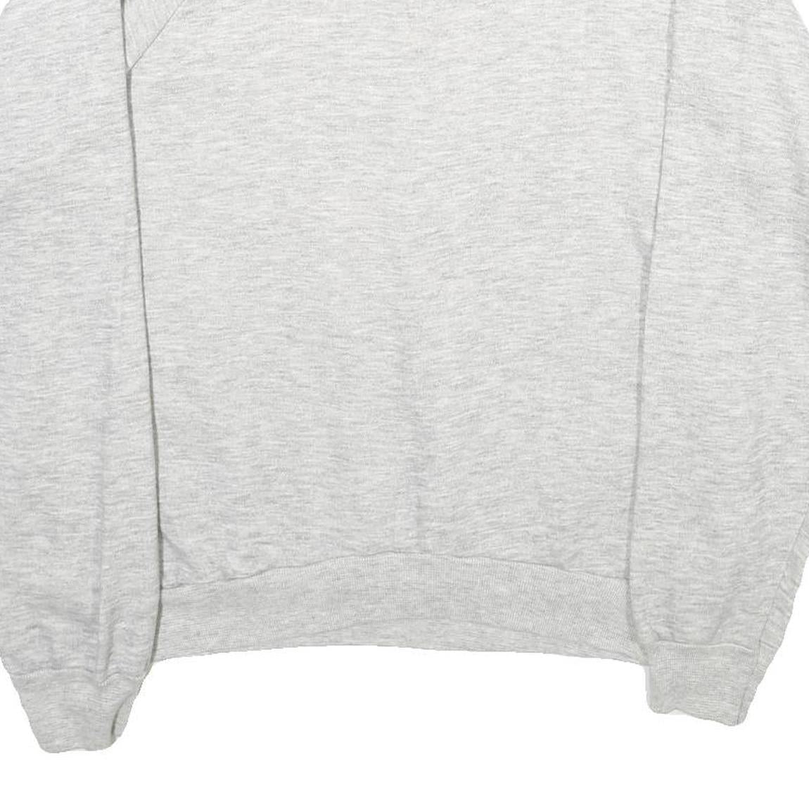 CHAMPION Mens Grey Cotton Blend Crew Neck L Sweatshirt Bloom Trail Blazers