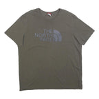 THE NORTH FACE Mens Grey Modern T-Shirt XL Short Sleeve Crew Neck Logo Cotton