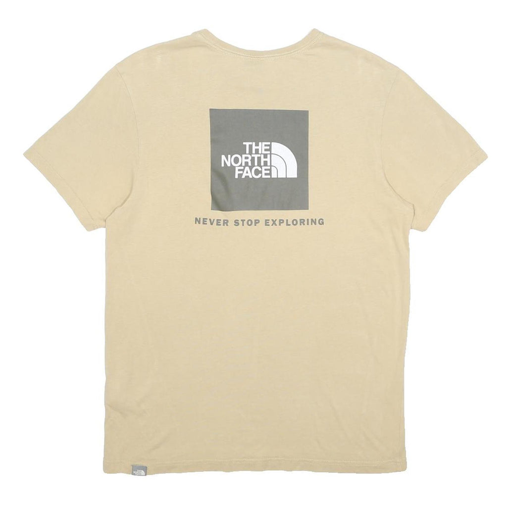 THE NORTH FACE Mens Beige Graphic T-Shirt M Short Sleeve Crew Neck Casual