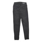 LEVI'S 710 Super Skinny Womens Jeans Black Slim Skinny Denim Raw W26 L30
