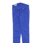 POLO RALPH LAUREN Womens Jeans Blue Slim Skinny Denim Woven W26 L32 Stylish Zip