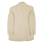 ESCADA Womens Beige Wool Double Breasted Jacket M Woven Classic Elegant