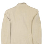 ESCADA Womens Beige Wool Double Breasted Jacket M Woven Classic Elegant