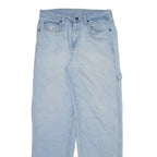 KARL KANI Carpenter Womens Jeans Blue Relaxed Straight W30 L31