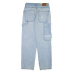 KARL KANI Carpenter Womens Jeans Blue Relaxed Straight W30 L31
