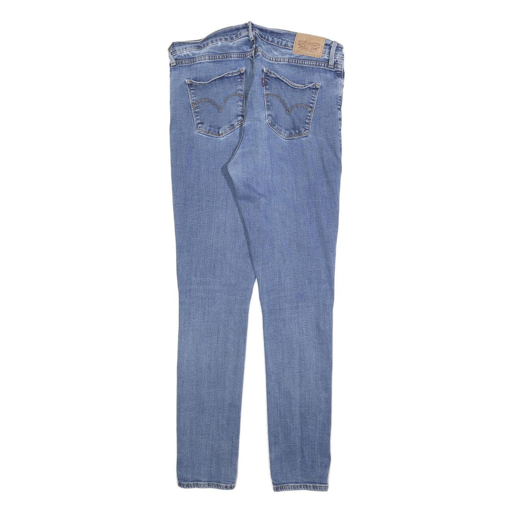 LEVI'S Womens Slim Blue Denim Light Jeans W31 L30 Zip Cotton Blend